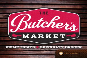 Butcher's Market Logo Design Raleigh NC